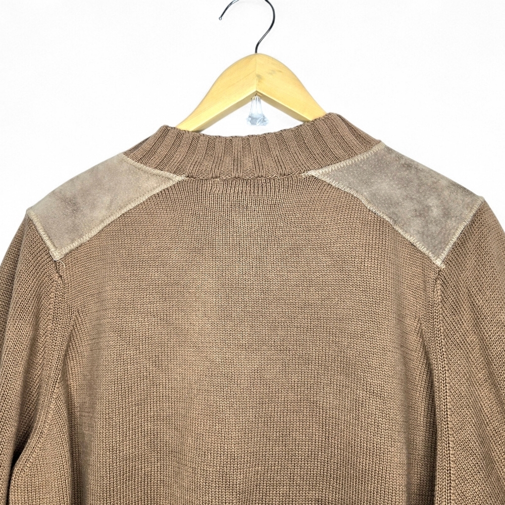 Jessica London  Sweater Jacket/cardigan. Tan, Suede, Size 18/20 - Picture 12 of 15